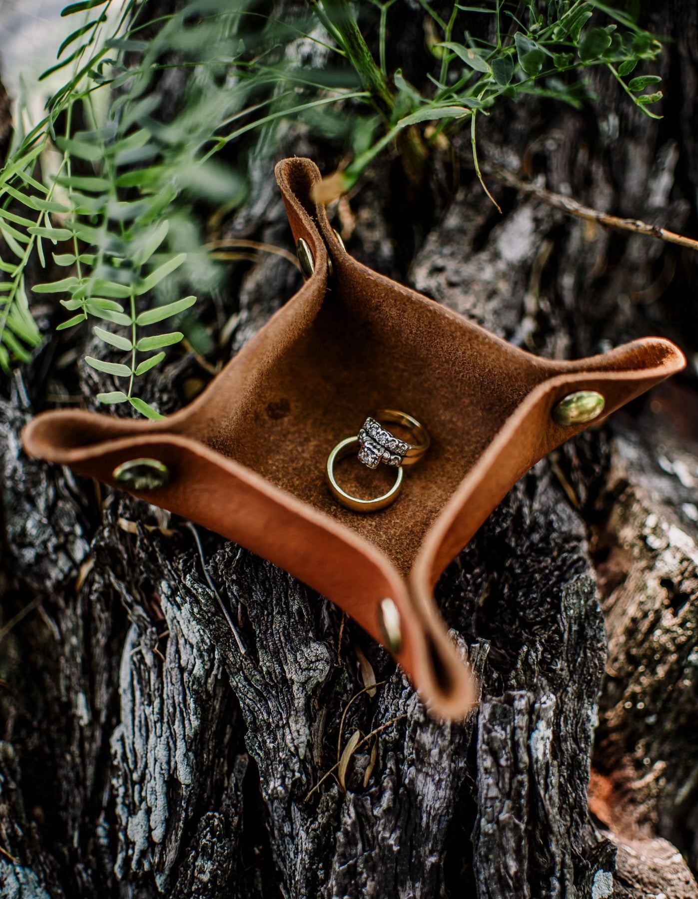 SNR Small Leather Valet Tray