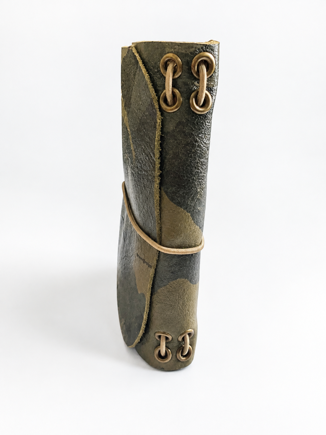 Camo Leather Passport Mini Journal