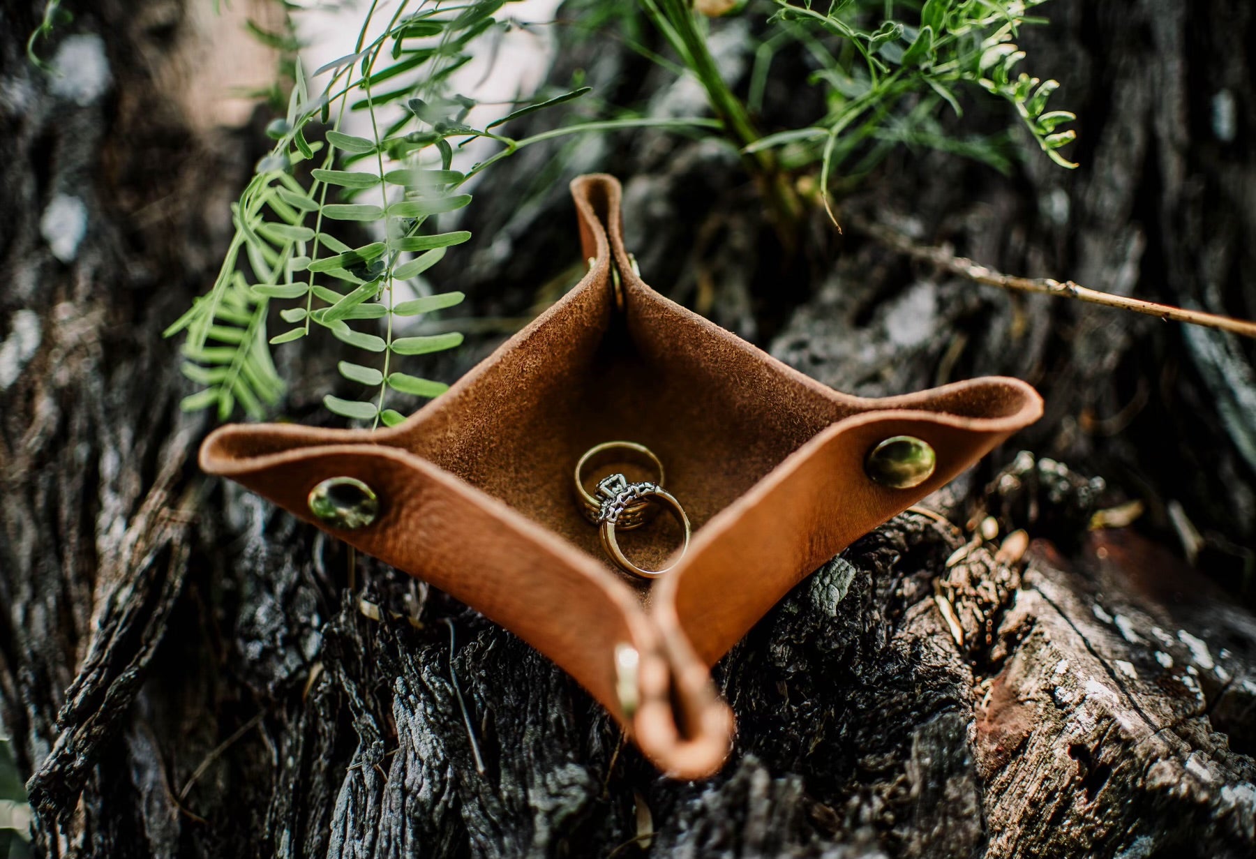 SNR Small Leather Valet Tray