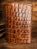 Brown Croc Classic A5 Leather Journal