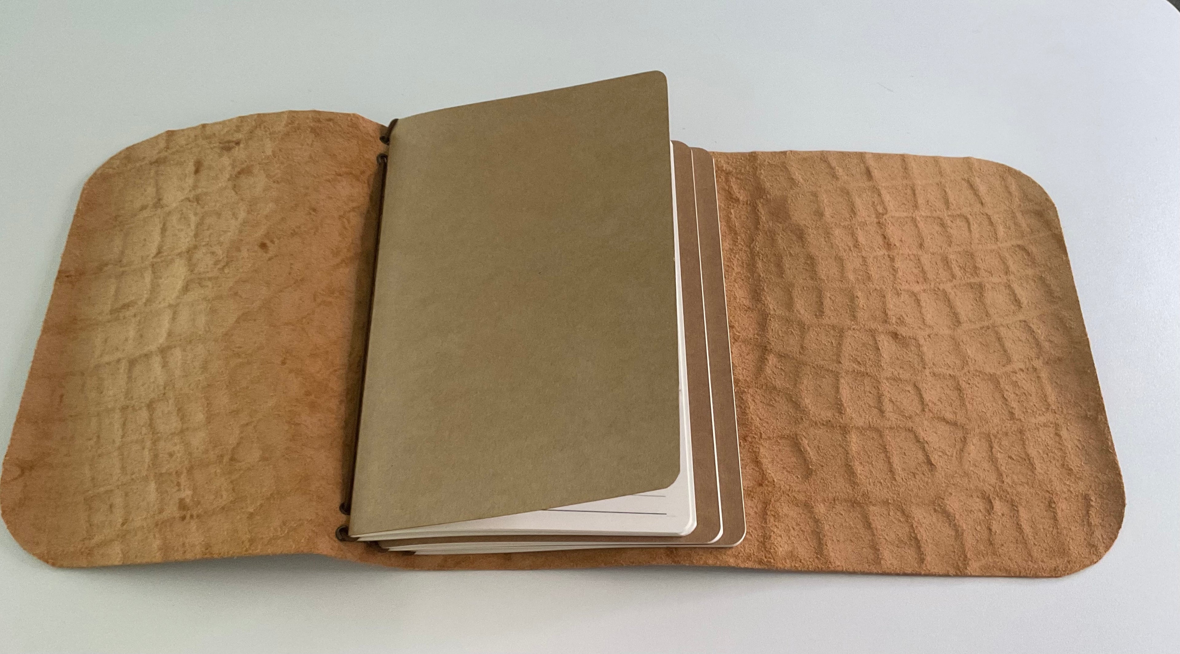 Brown Croc Classic A5 Leather Journal