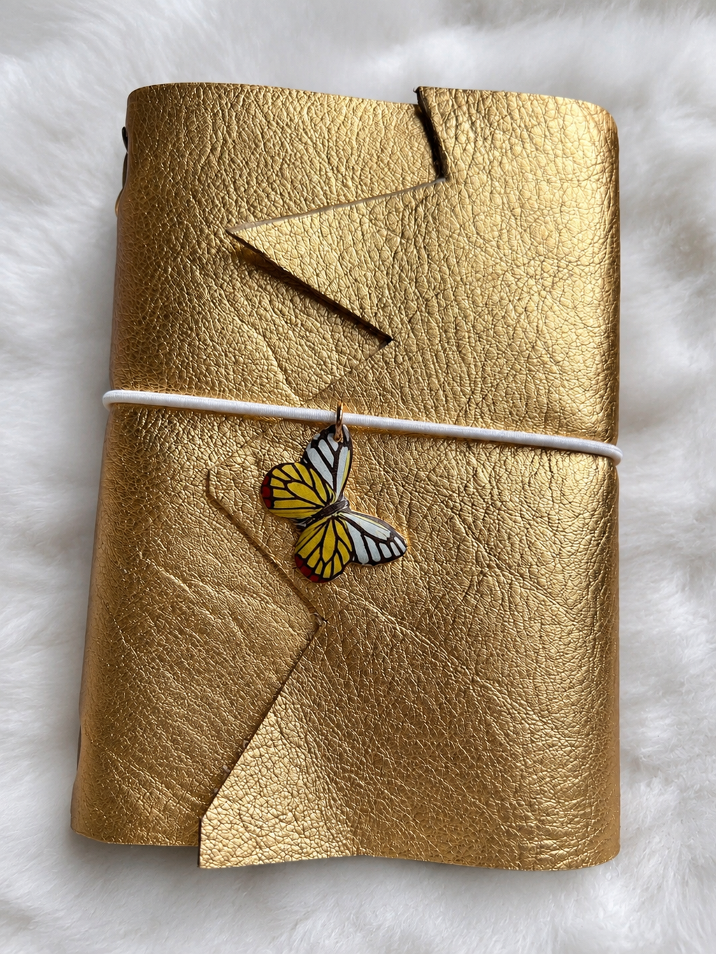 Golden Butterfly Passport Mini Journal
