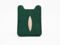 Green & White Stingray Card Case & Money Clip – Discounted