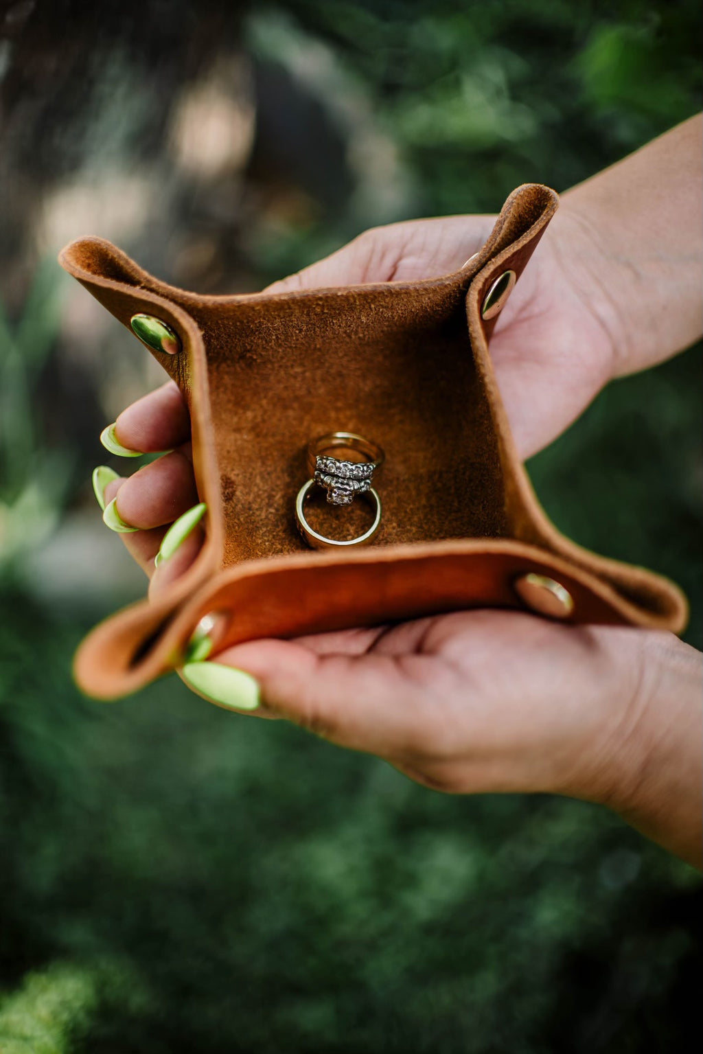 SNR Small Leather Valet Tray