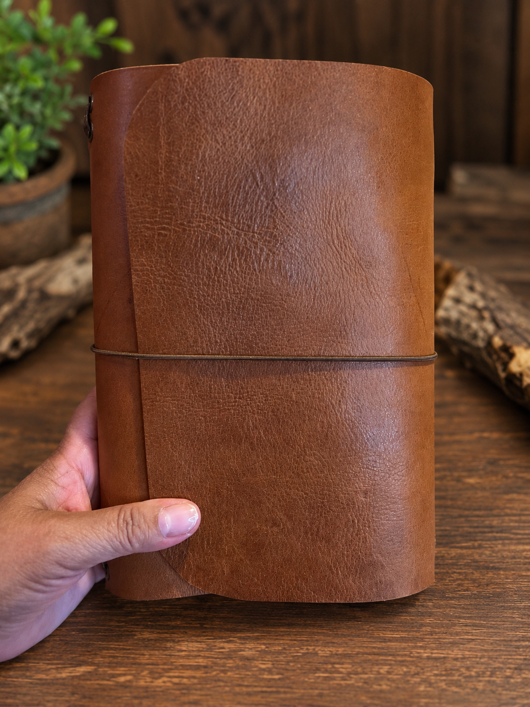 Montana Leather Journal – Handmade A5 Refillable Notebook