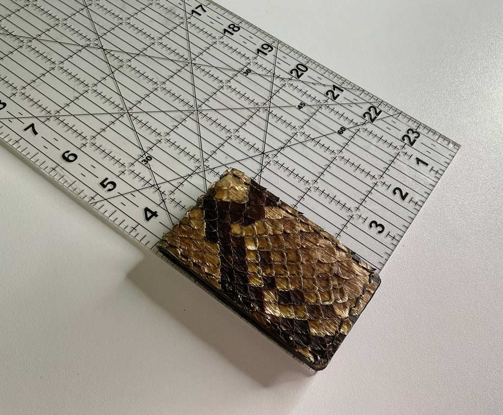 Genuine Python Magnetic Money Clip