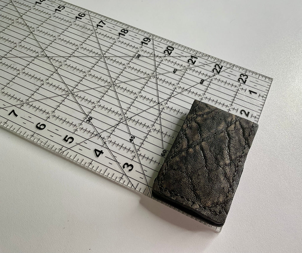 Magnetic Money Clip – Genuine Elephant Leather