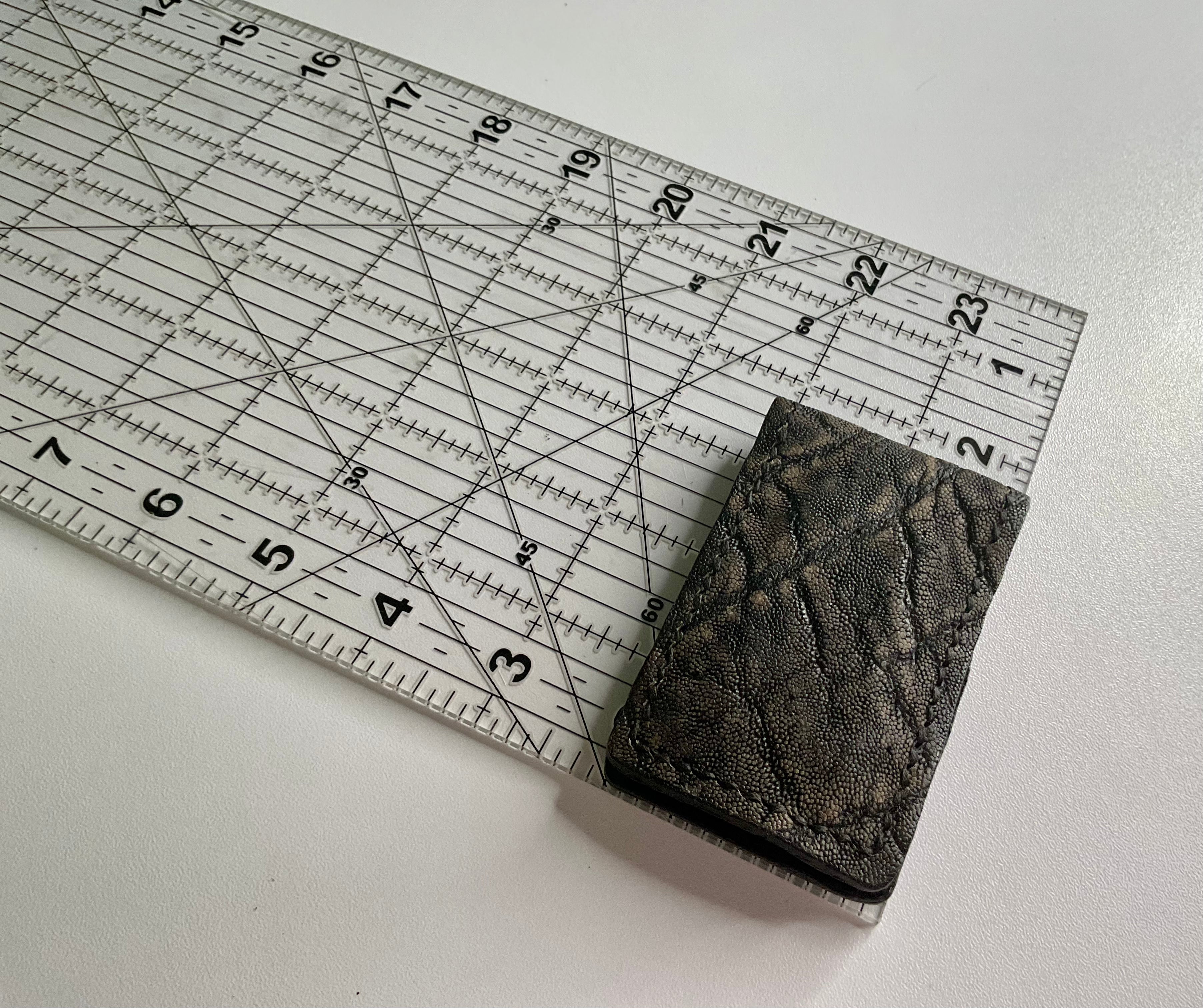 Magnetic Money Clip – Genuine Elephant Leather