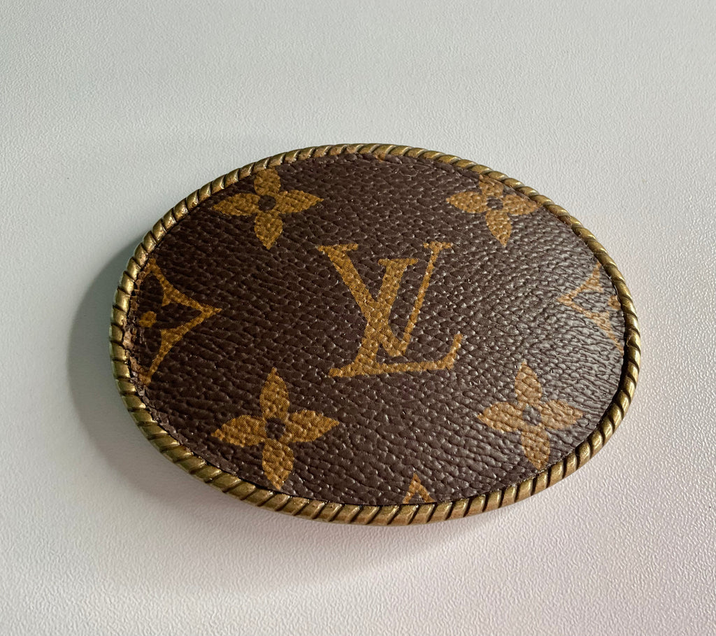 Repurposed Monogram Belt Buckle