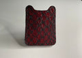 Red Pirarucu Fish Leather Money Clip & Card Case