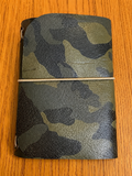 Camo Leather Passport Mini Journal