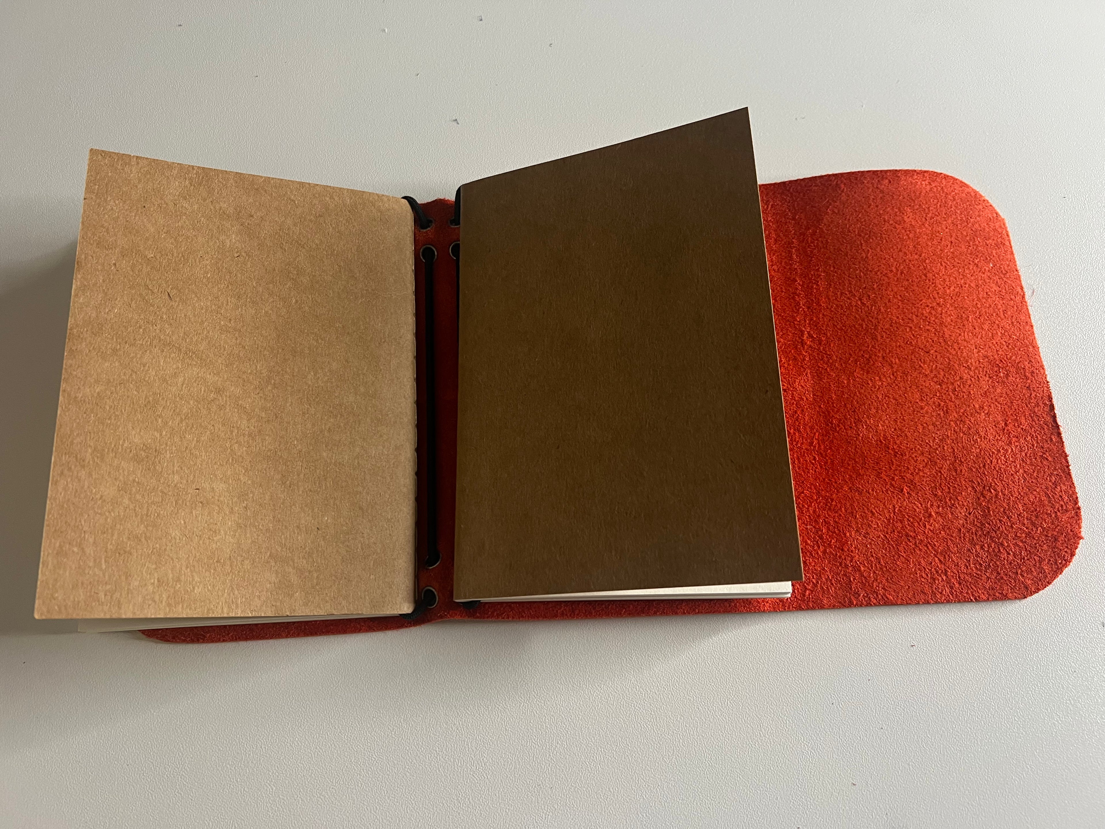 Halloween Pumpkin Metallic Orange Passport Mini Journal