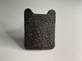 Natural Brown, Gray & Black Elephant Leather Money Clip & Card Case