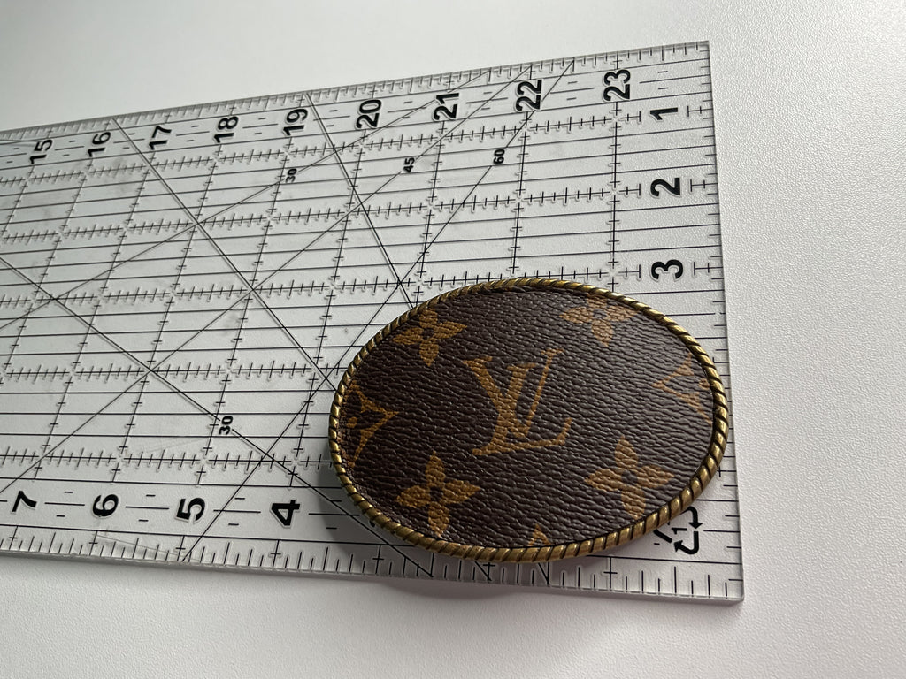 Repurposed Monogram Belt Buckle