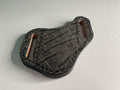 Gray & Black Elephant Leather Knife Sheath